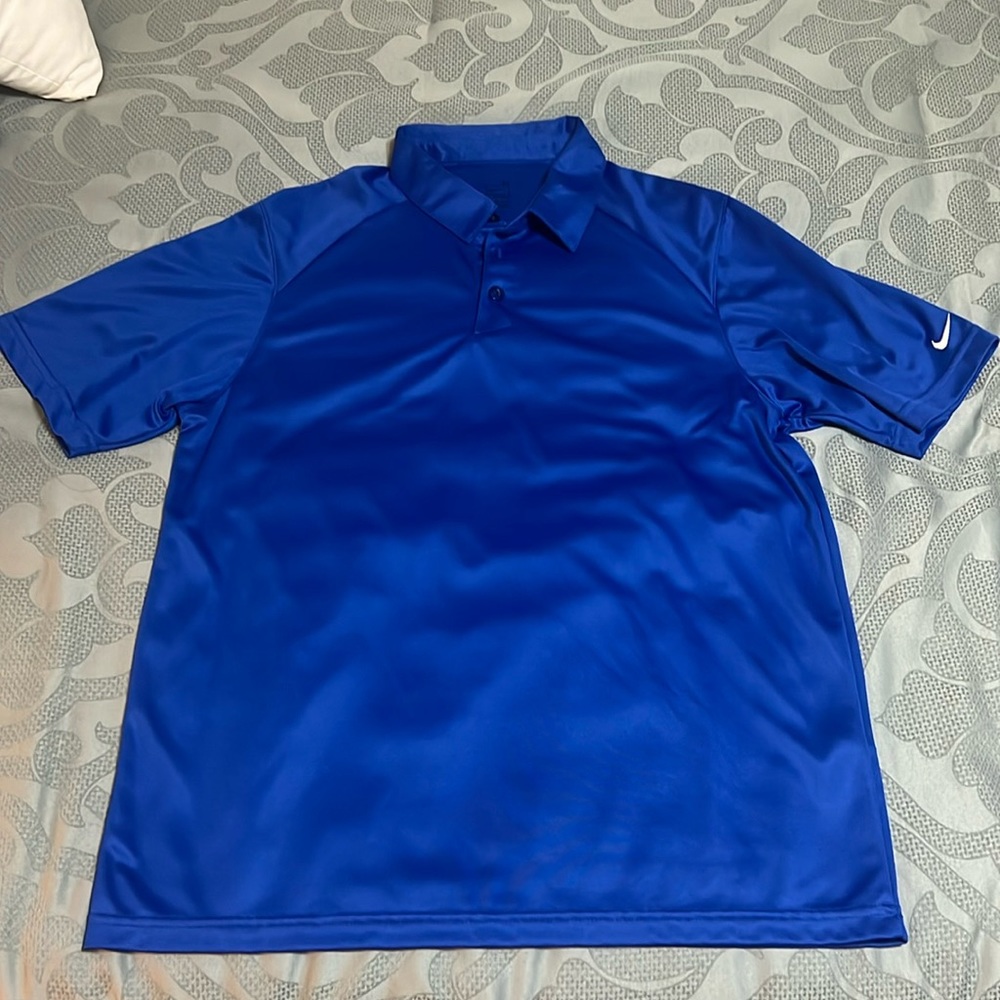 Nike Golf Polo Blue Medium Like New